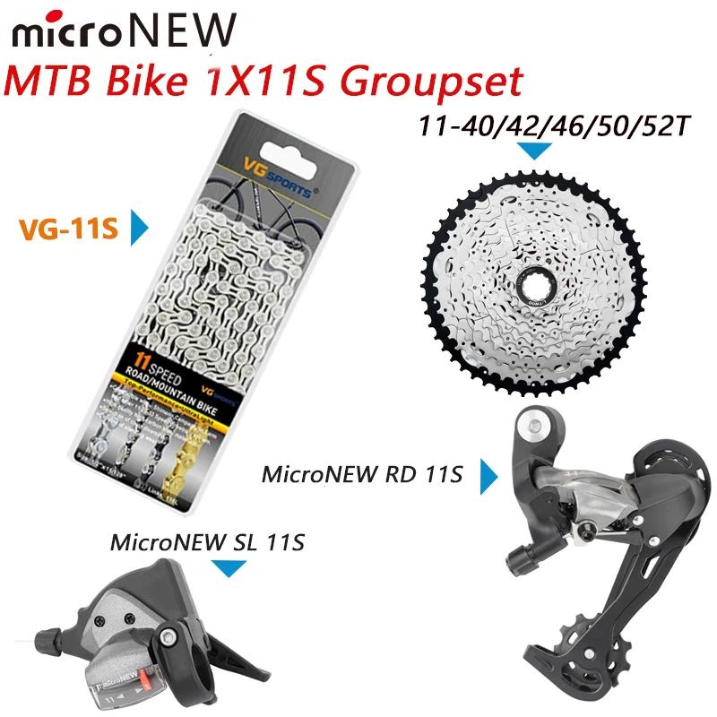 MicroNEW   1X11 ӵ ׷ Ʈ, 11 S SL + RD 巹Ϸ ü HG 11-40, 42, 46, 52T īƮ, M5100 MTB 11V øƮ Ʈ